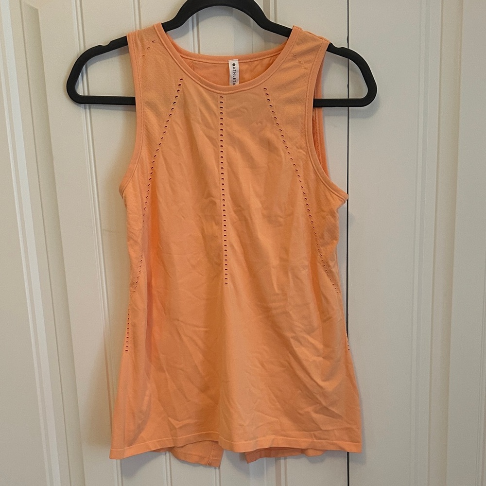 Athleta Foothill Tank Top XS Orange